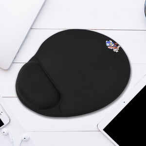 Superior eMart black wrist support mouse pad designed for ergonomic comfort and reduced wrist strain