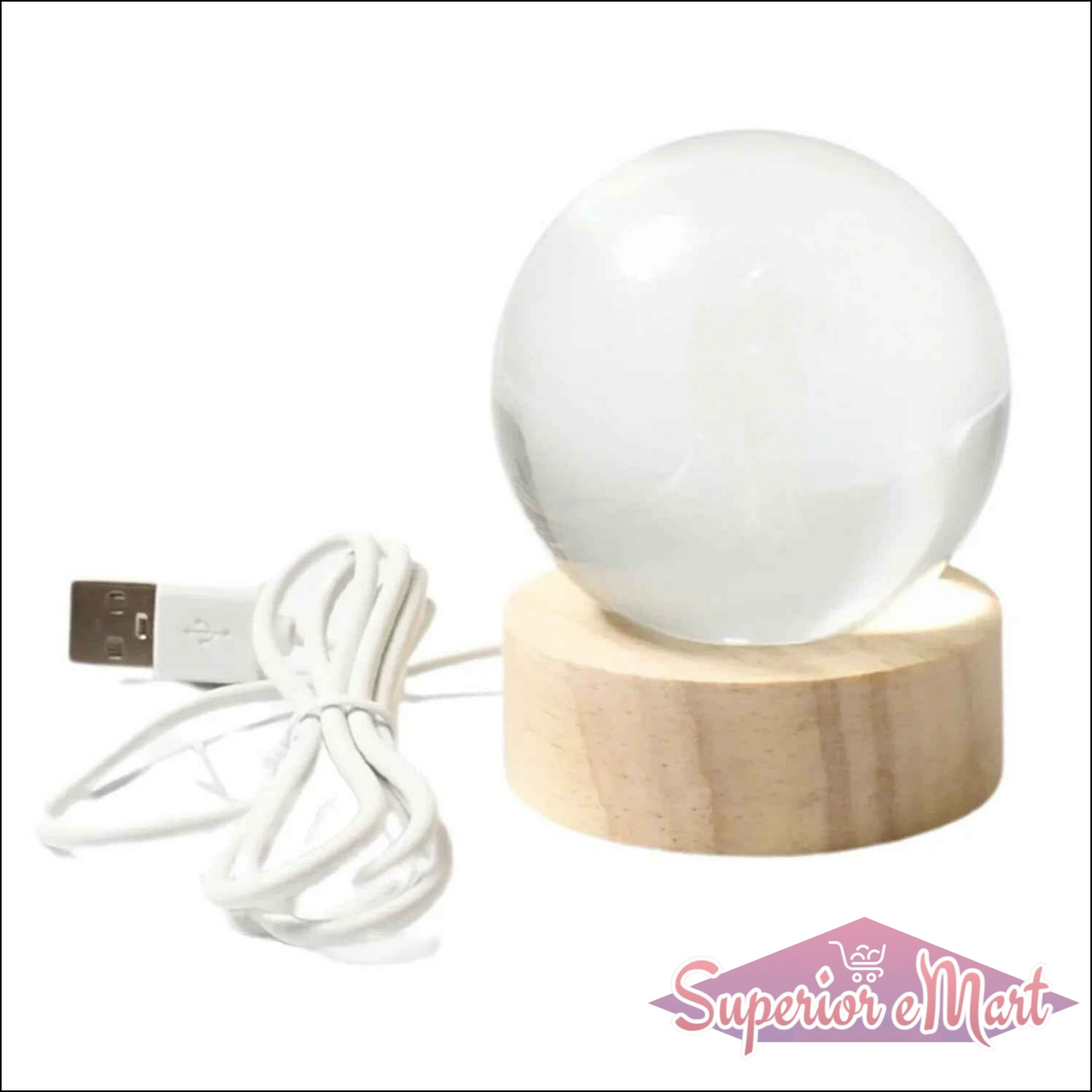 3D Crystal Ball Lamps for Bedroom - Superior eMart