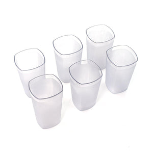 350ml glass set of 6 featuring sleek design for versatile home and kitchen use
