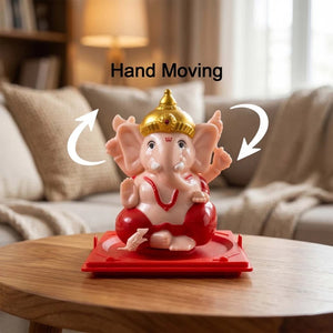 Decorative Small Lord Ganesh Idol In Transparent Case (1 Pc) Superior eMart
