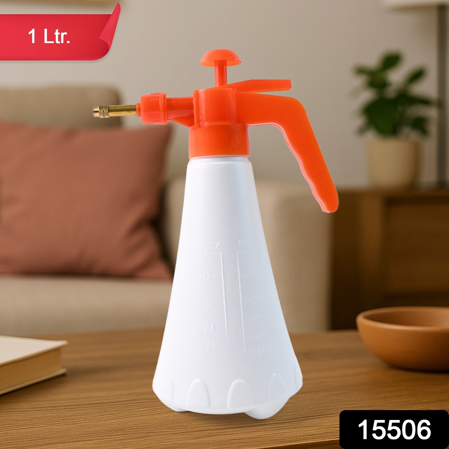 Superior eMart garden pressure sprayer 1 litre with adjustable nozzle for easy plant watering