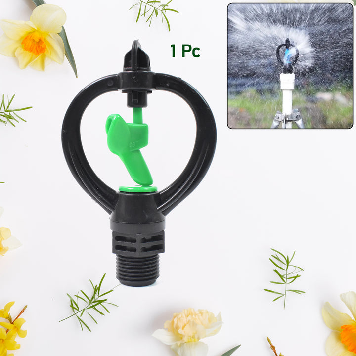 Rotating garden sprinkler from Superior eMart with adjustable spray head for efficient watering