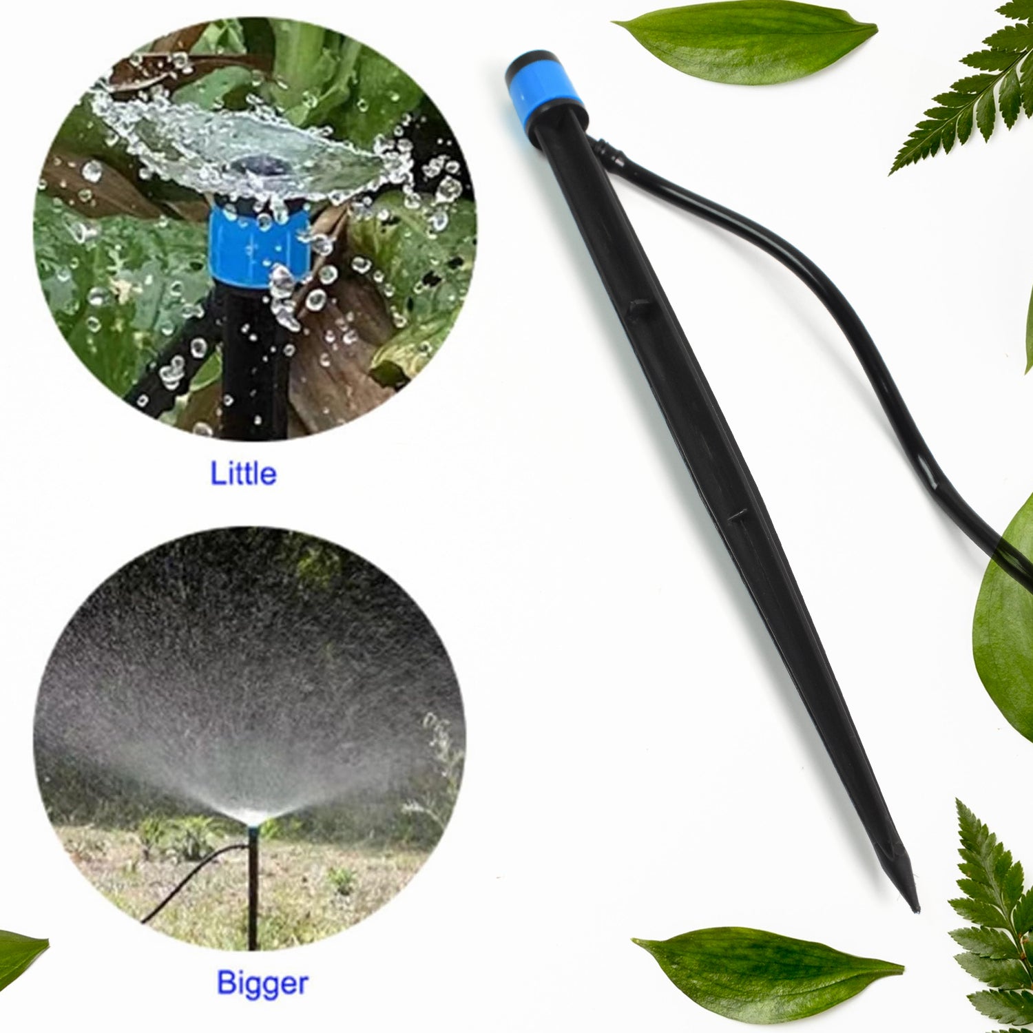 Superior eMart garden water flow dripper showing adjustable spray settings for efficient plant watering