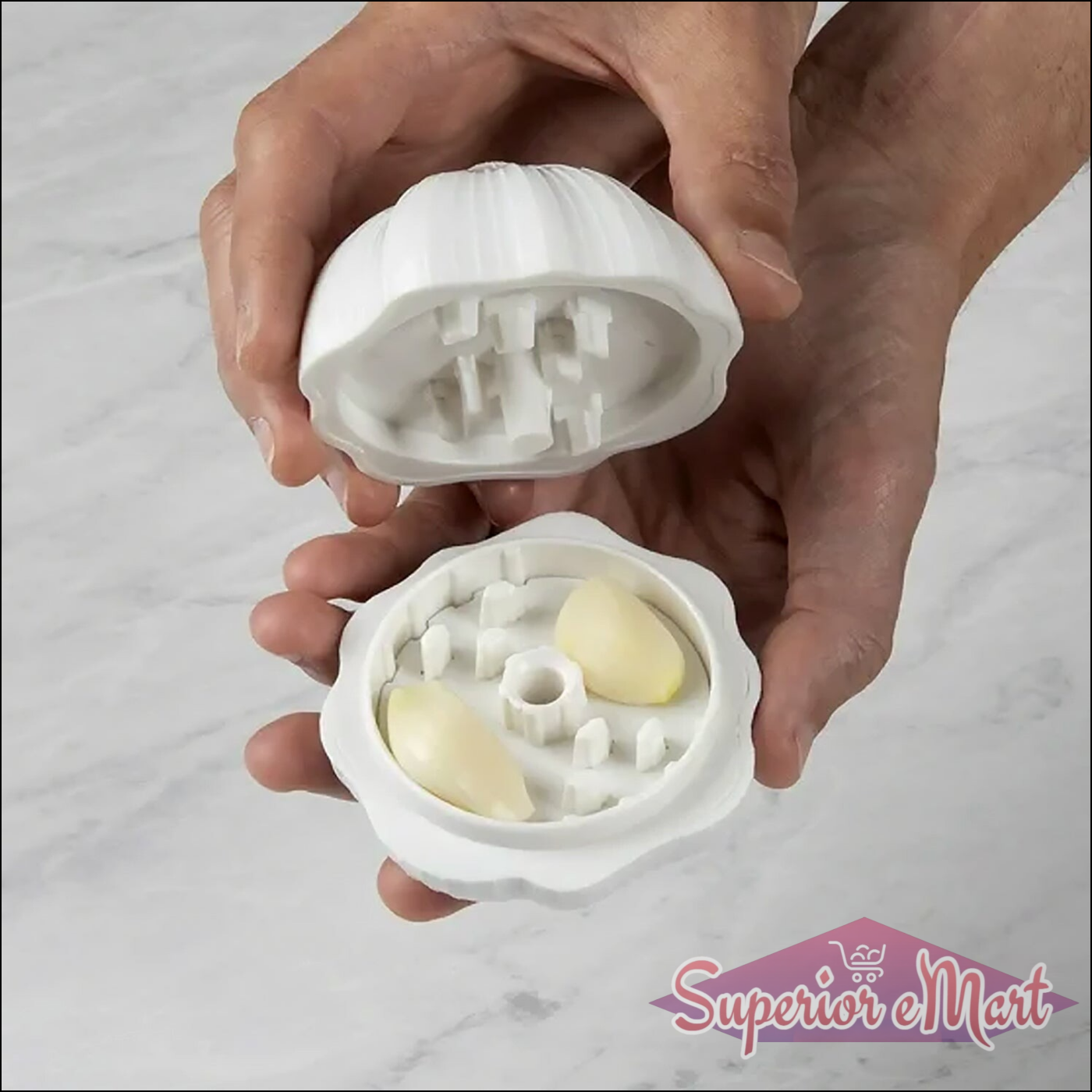 Superior eMart garlic press sharpener designed for efficient and easy garlic preparation