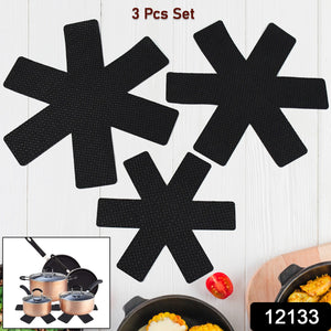 Set of 3 black pots and pans protector inserts from Superior eMart to prevent scratches and damage
