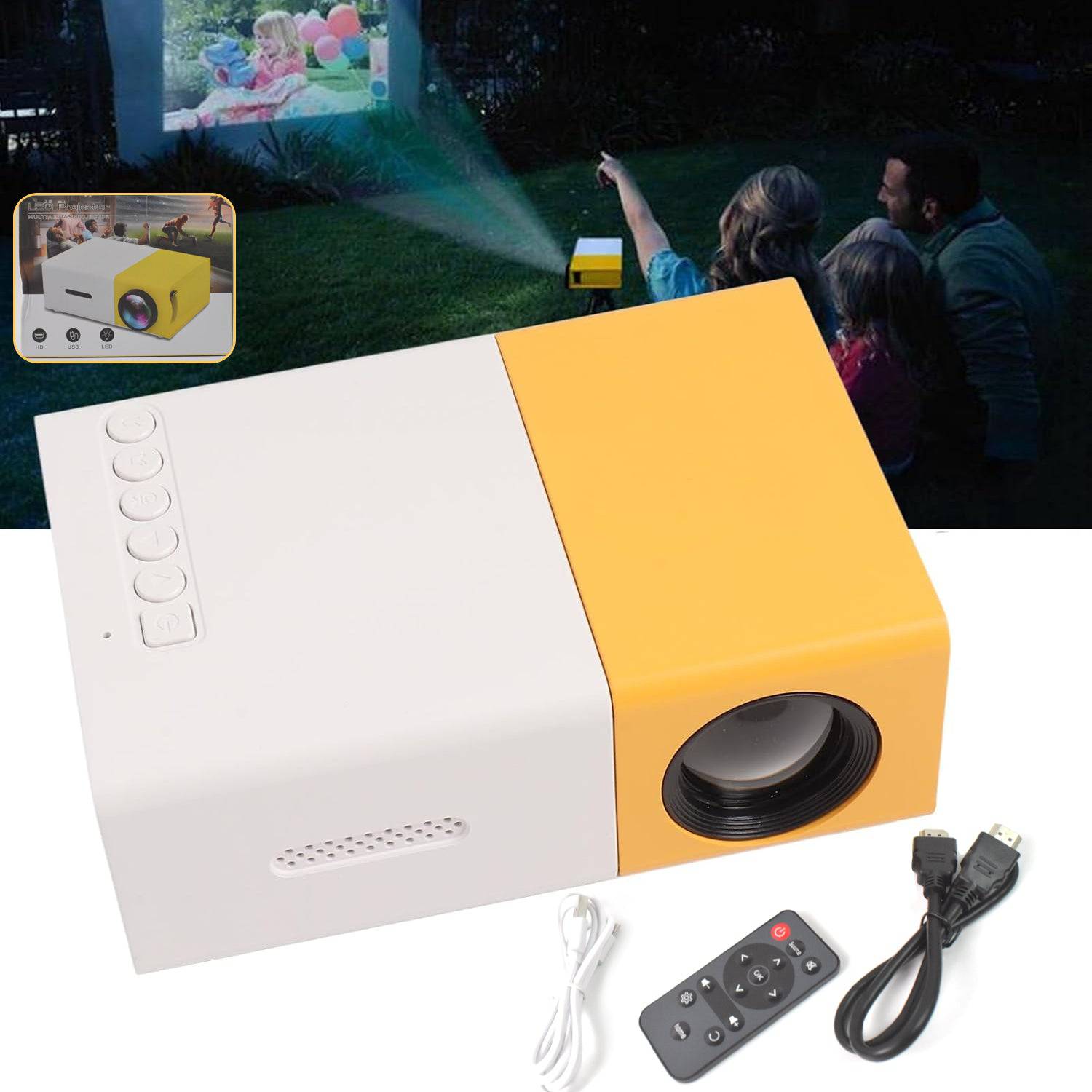 Mini Movie Projector Lcd Screen (1 Pc) - Superior eMart