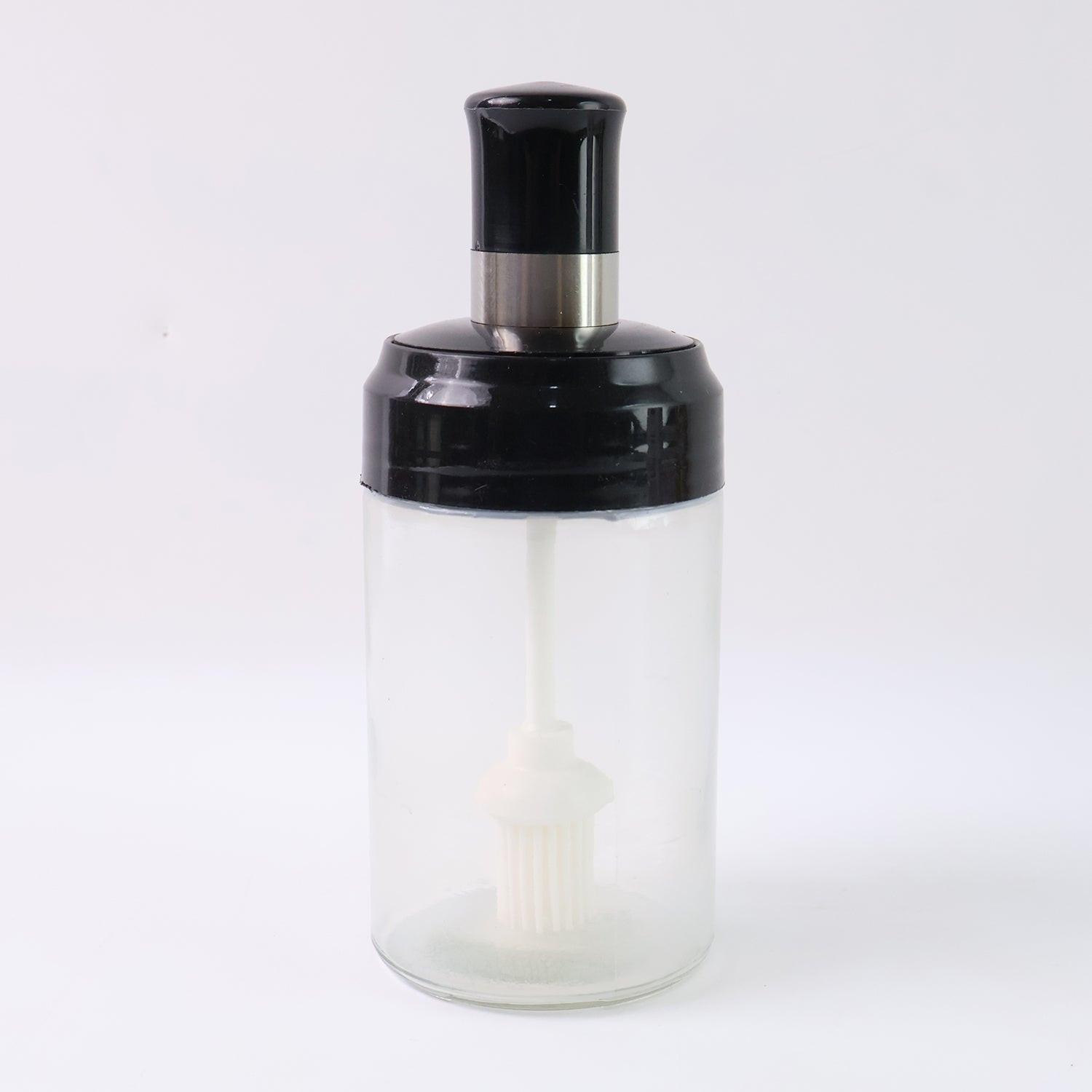 Superior eMart glass oil dispenser with brush for easy cooking and precise oil application