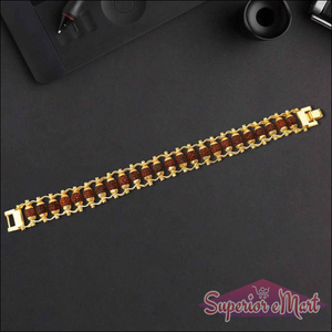 Golden Rudraksha Bracelet Rakhi - Superior eMart
