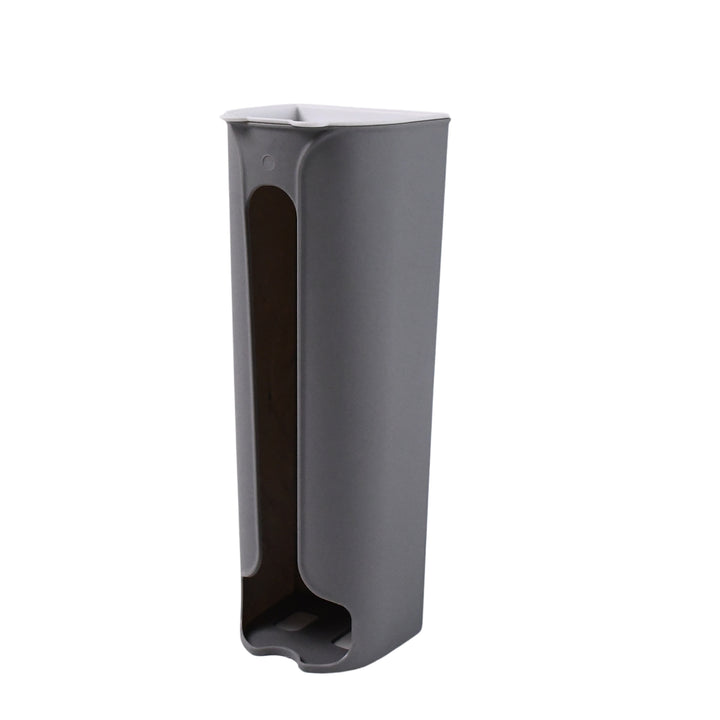 Superior eMart gray plastic bathroom trash bag organizer with vertical design for easy storage