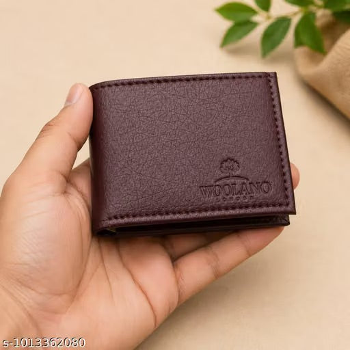 Men’s Premium Reversible Belt & PU Brown Wallet Combo Set