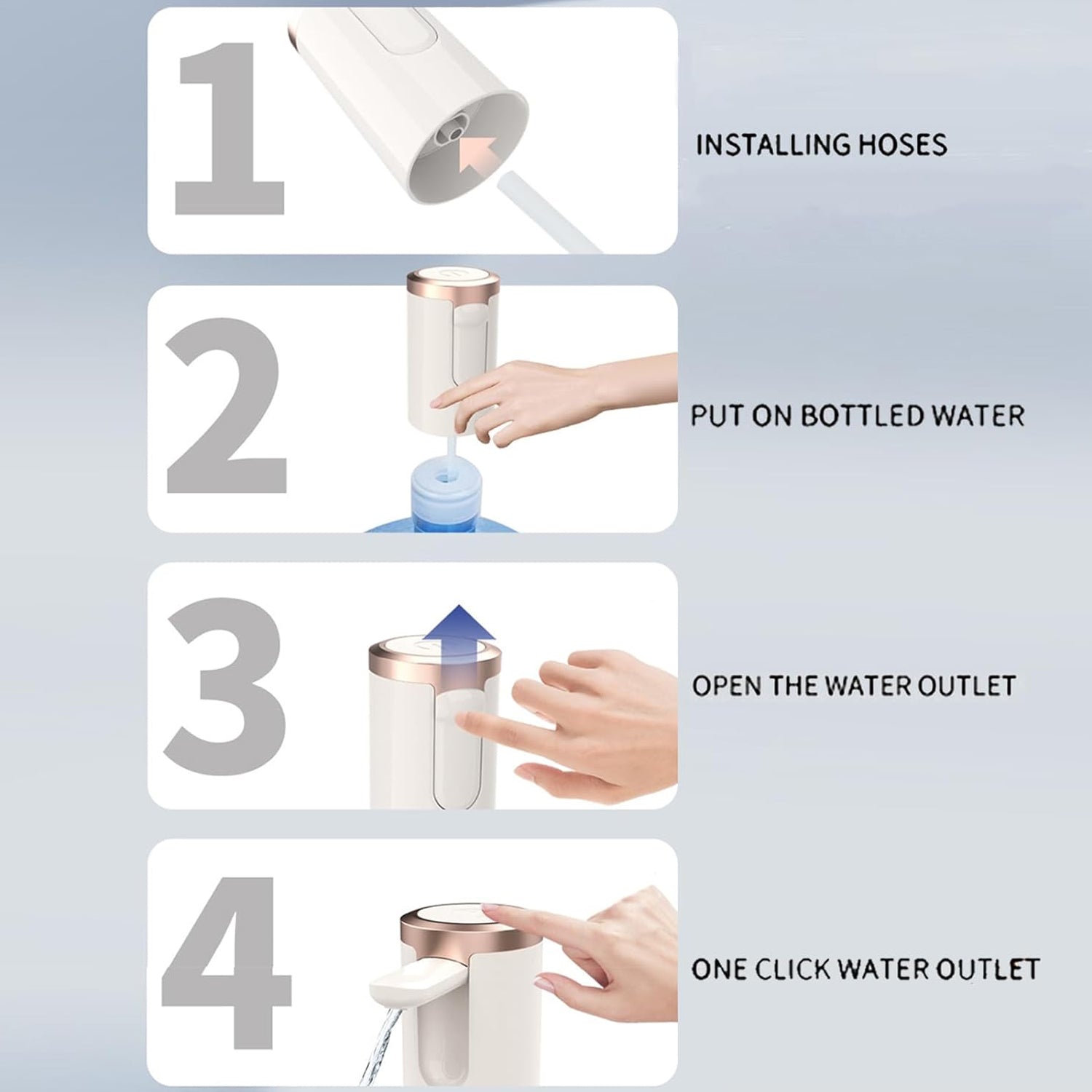 Automatic Water Dispenser For 20 Litre Bottle (1 Pc)