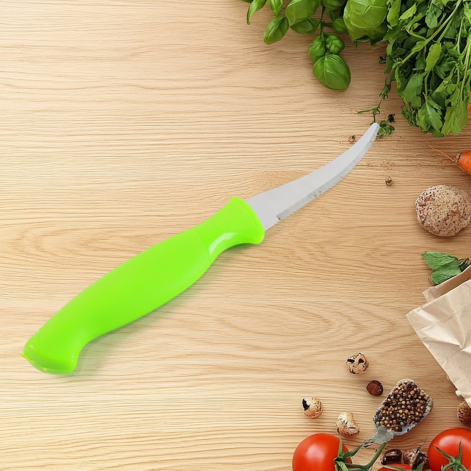 Multipurpose Kitchen Knife With Soft Handle (1 Pc)