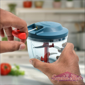 Hand-powered Vegetable Chopper (1000 Ml) - Superior eMart