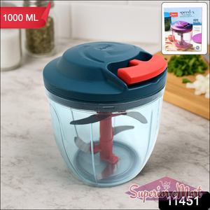 Hand-powered Vegetable Chopper (1000 Ml) - Superior eMart