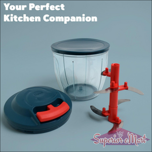 Hand-powered Vegetable Chopper (1000 Ml) - Superior eMart