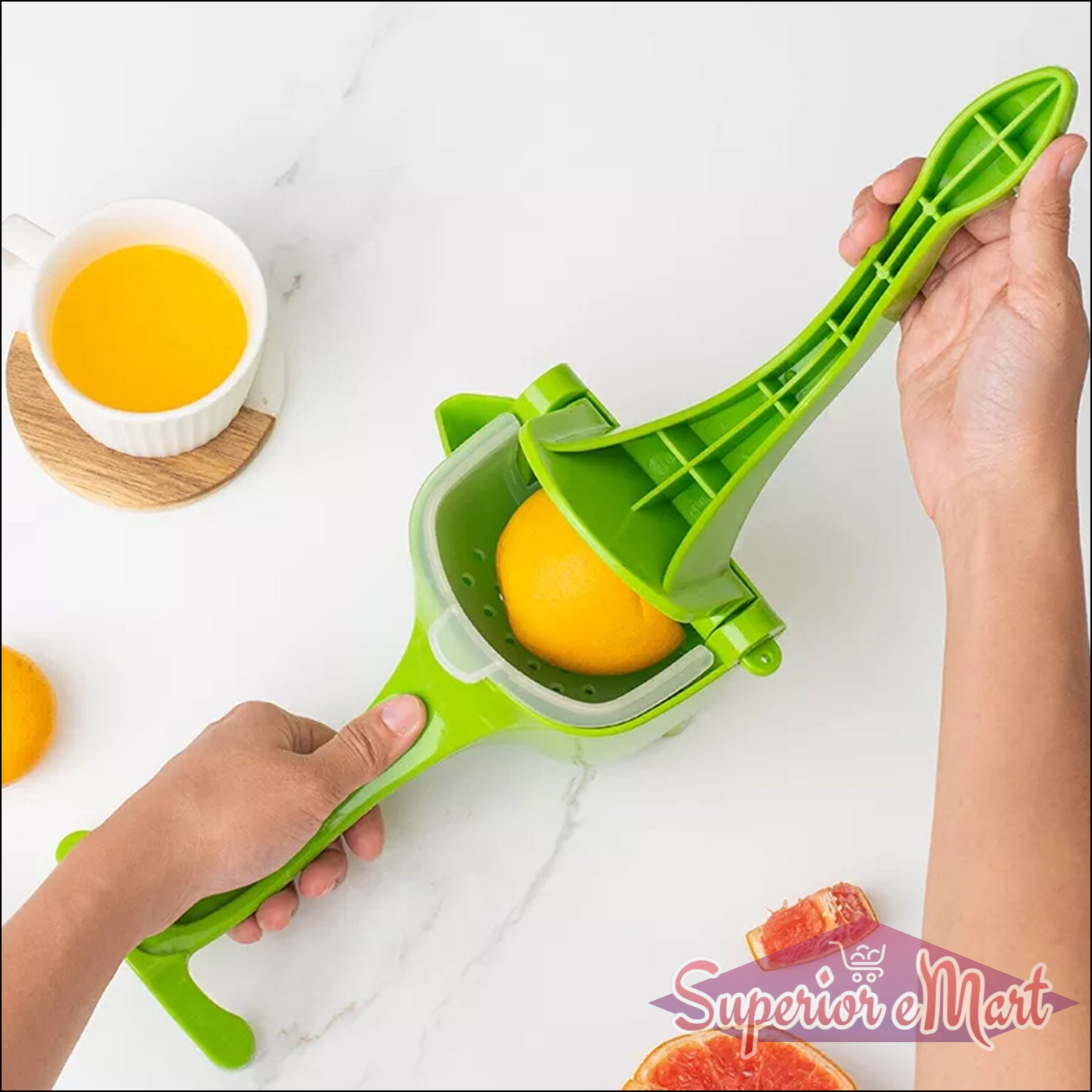 Hand Press Squeezer / Juicers (Multicolour) - Superior eMart