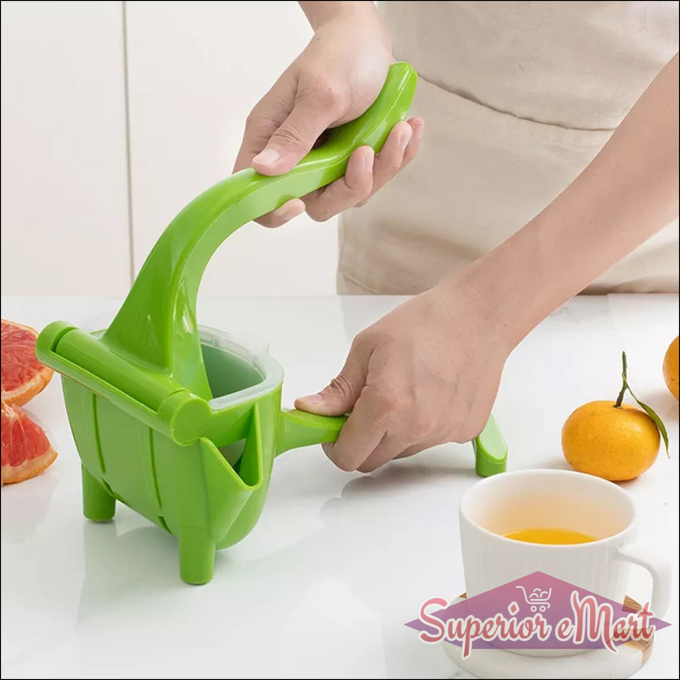 Hand Press Squeezer / Juicers (Multicolour) - Superior eMart