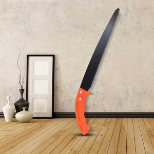 Superior eMart hand pruning saw for tree with an ergonomic orange handle and sturdy blade