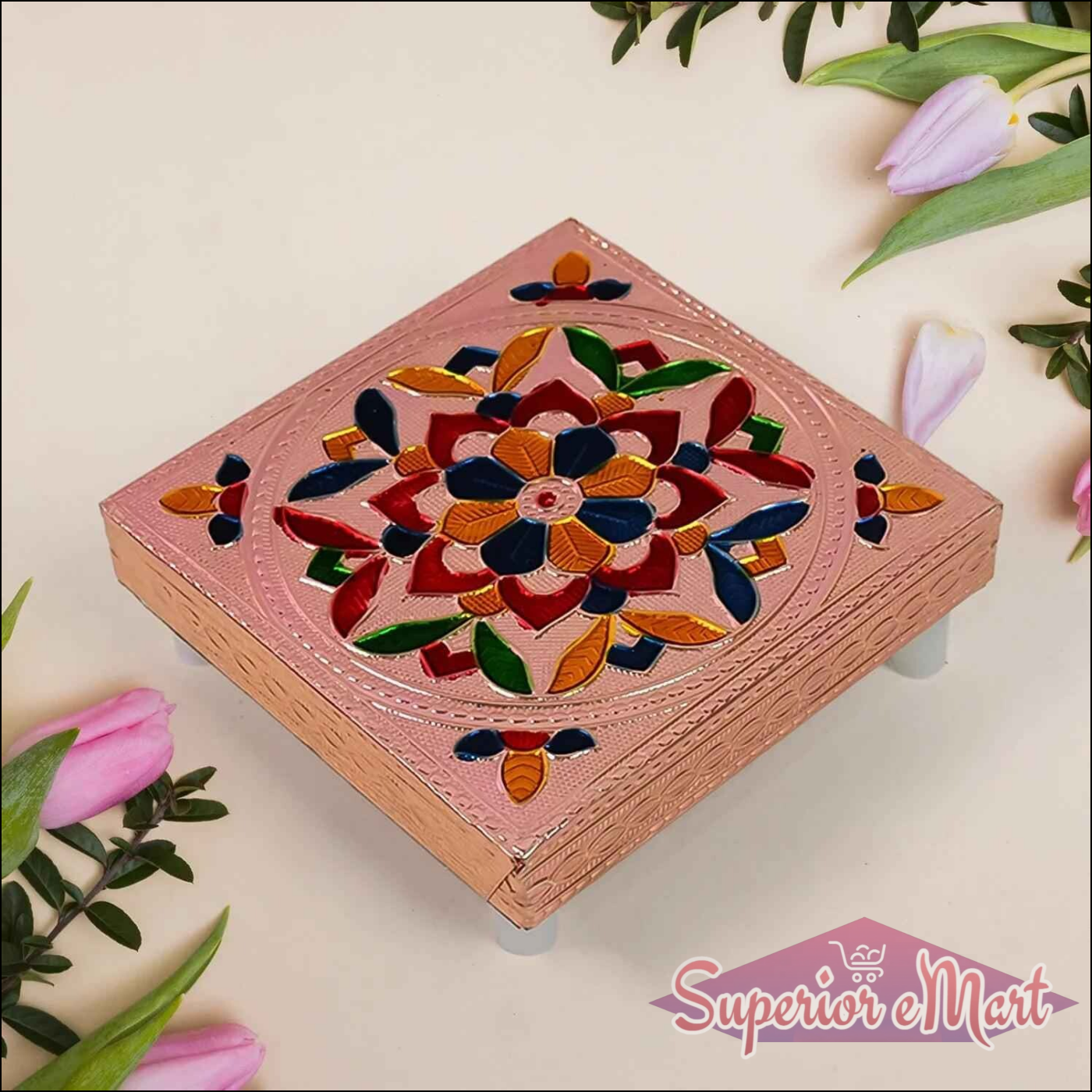 Handicraft Puja Table - Superior eMart