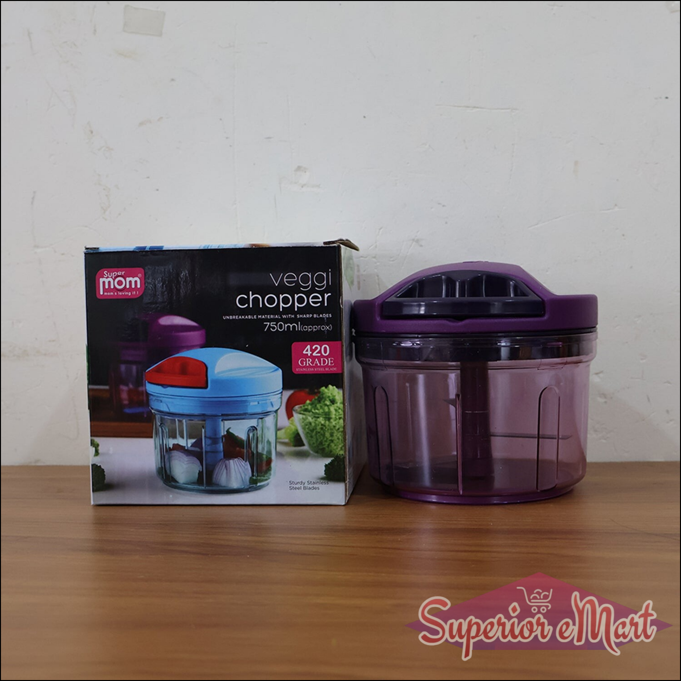 Handy Vegetable Chopper 750 Ml - (1 Pc) - Superior eMart