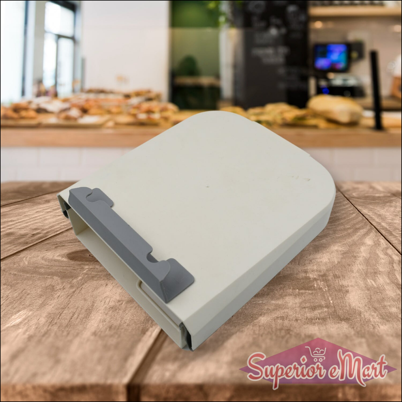 Compact hanging trash can for kitchen cabinet, space-saving design for easy disposal of kitchen waste