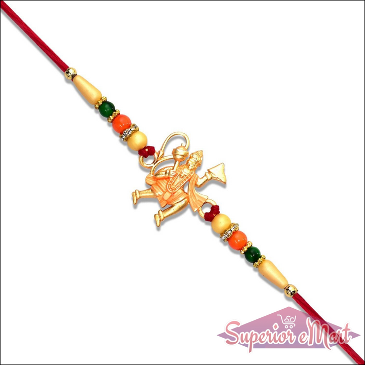 Hanumaan Ji Holding  Dronagiri Mountain Rakhi - 2 Pcs - Superior eMart