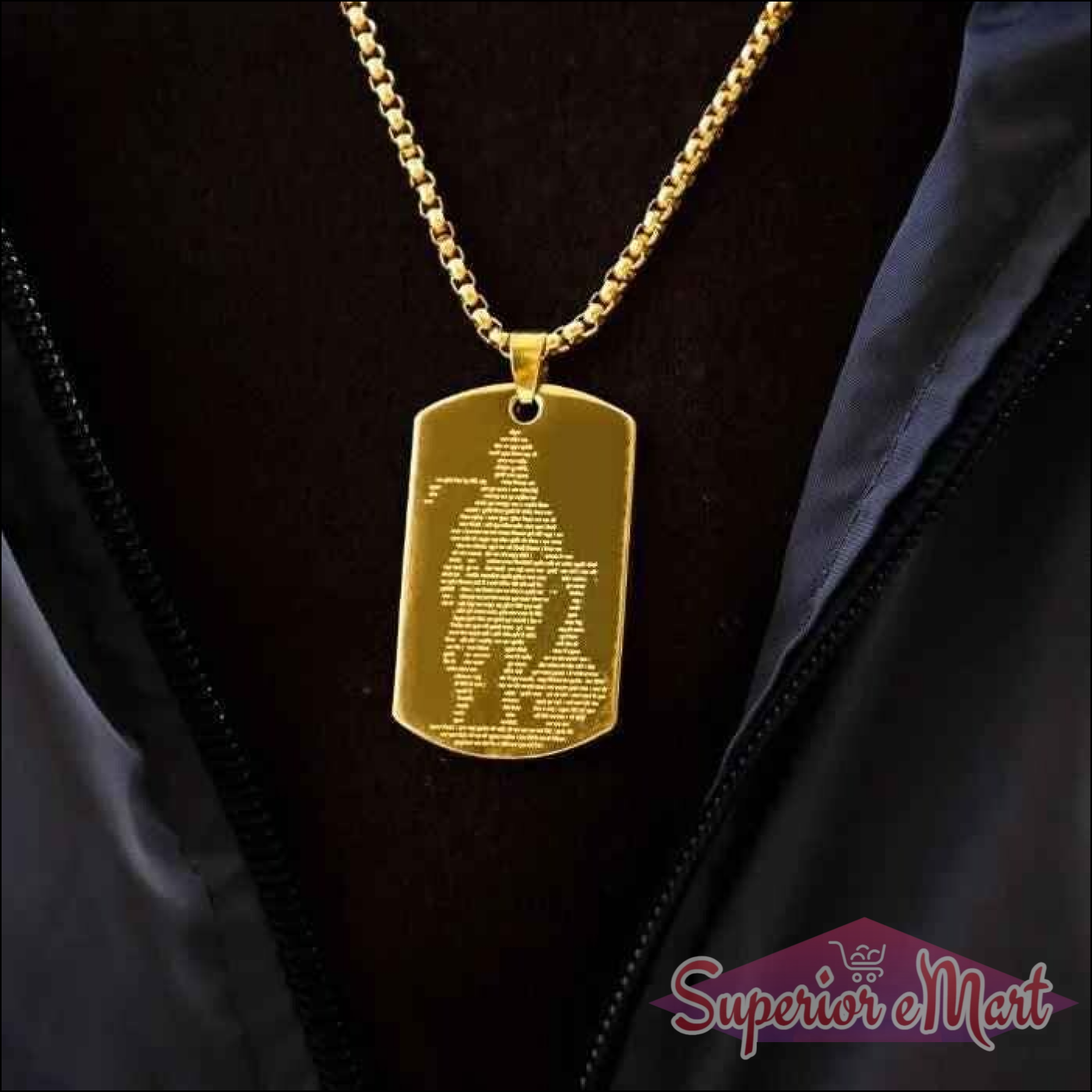 Hanuman Chalisha Pendant Necklace - Superior eMart