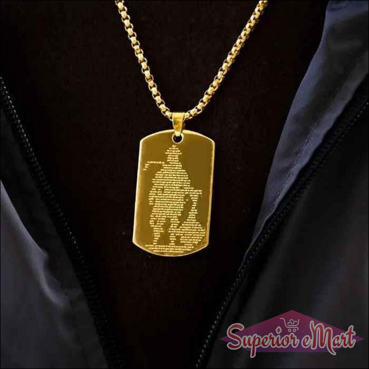 Hanuman Chalisha Pendant Necklace - Superior eMart