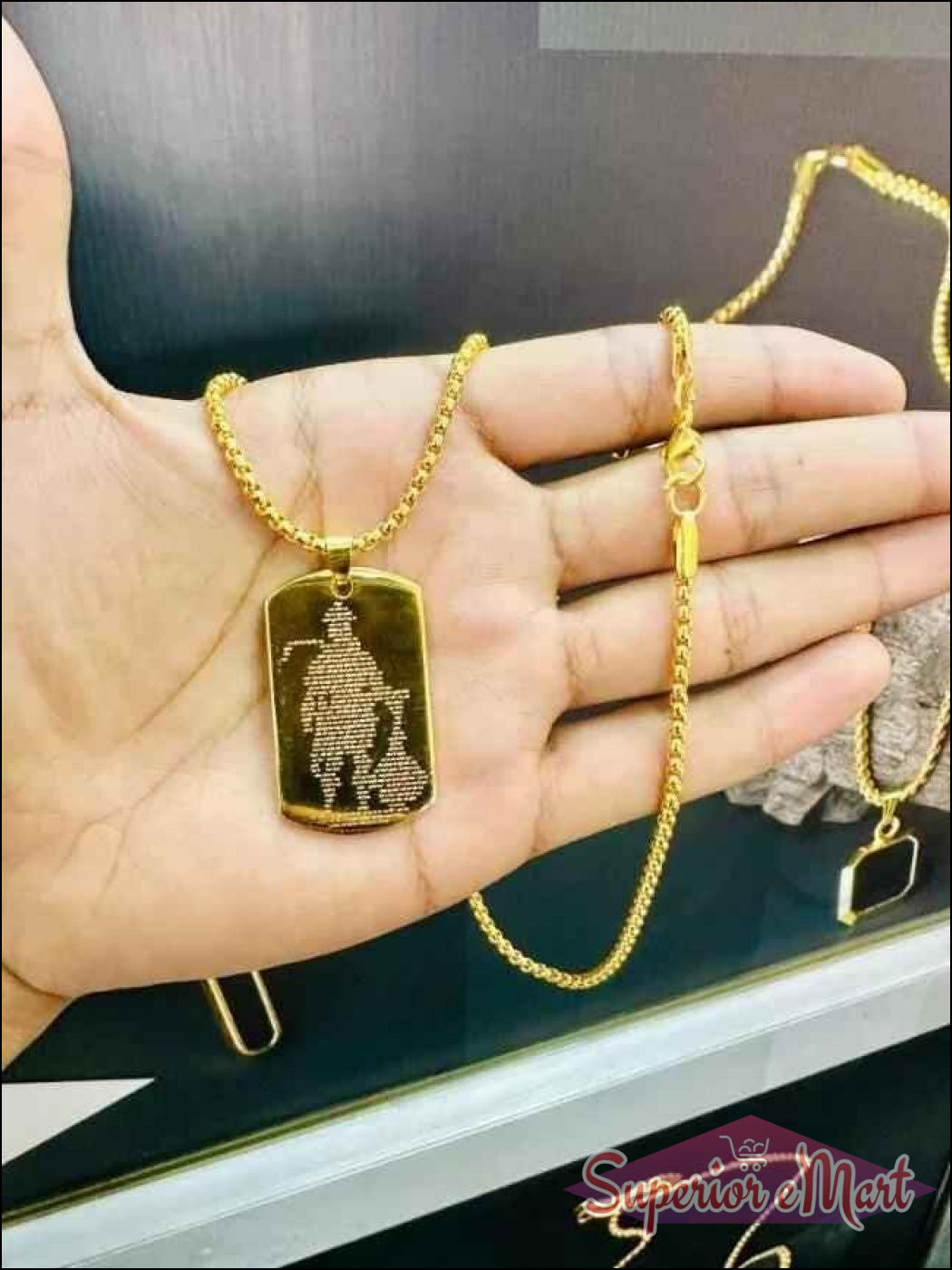 Hanuman Chalisha Pendant Necklace - Superior eMart