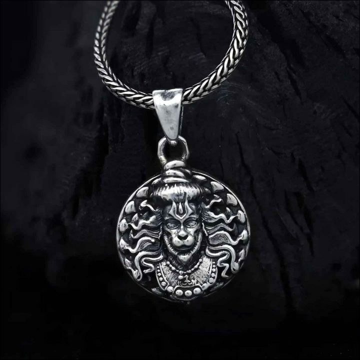 Hanuman Ji Facelocket Necklace - Superior eMart