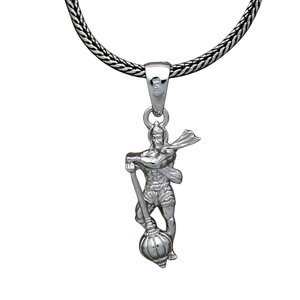 Stylish bracelet featuring Hanuman ji pendant with gada, crafted in premium materials for durability
