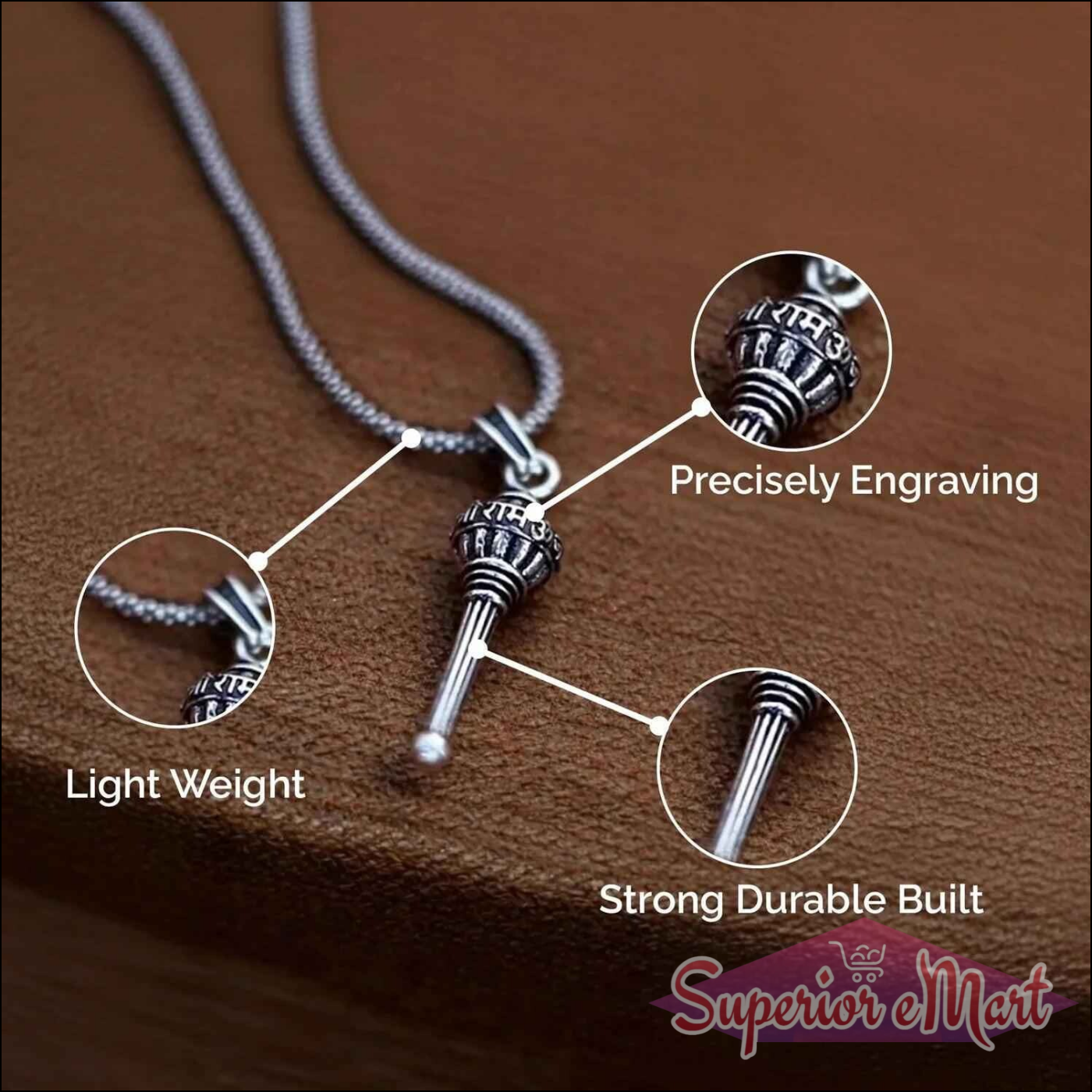 Hanuman Pendant with Chain - Superior eMart