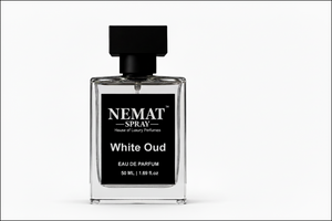 Nemat Spray Heaven Vibes Eau de Parfum bottle on a white background