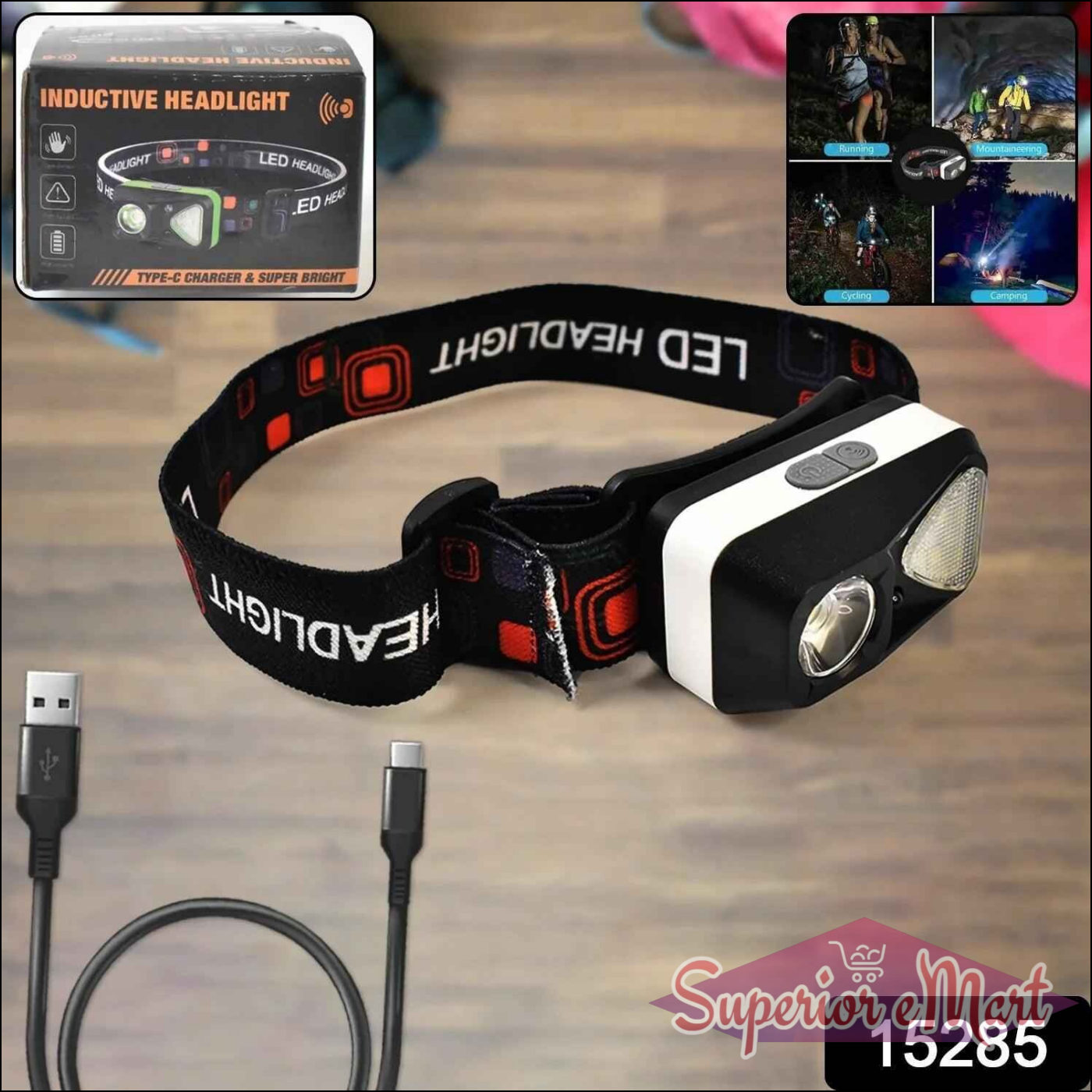 Head-mounted Flashlight - Superior eMart