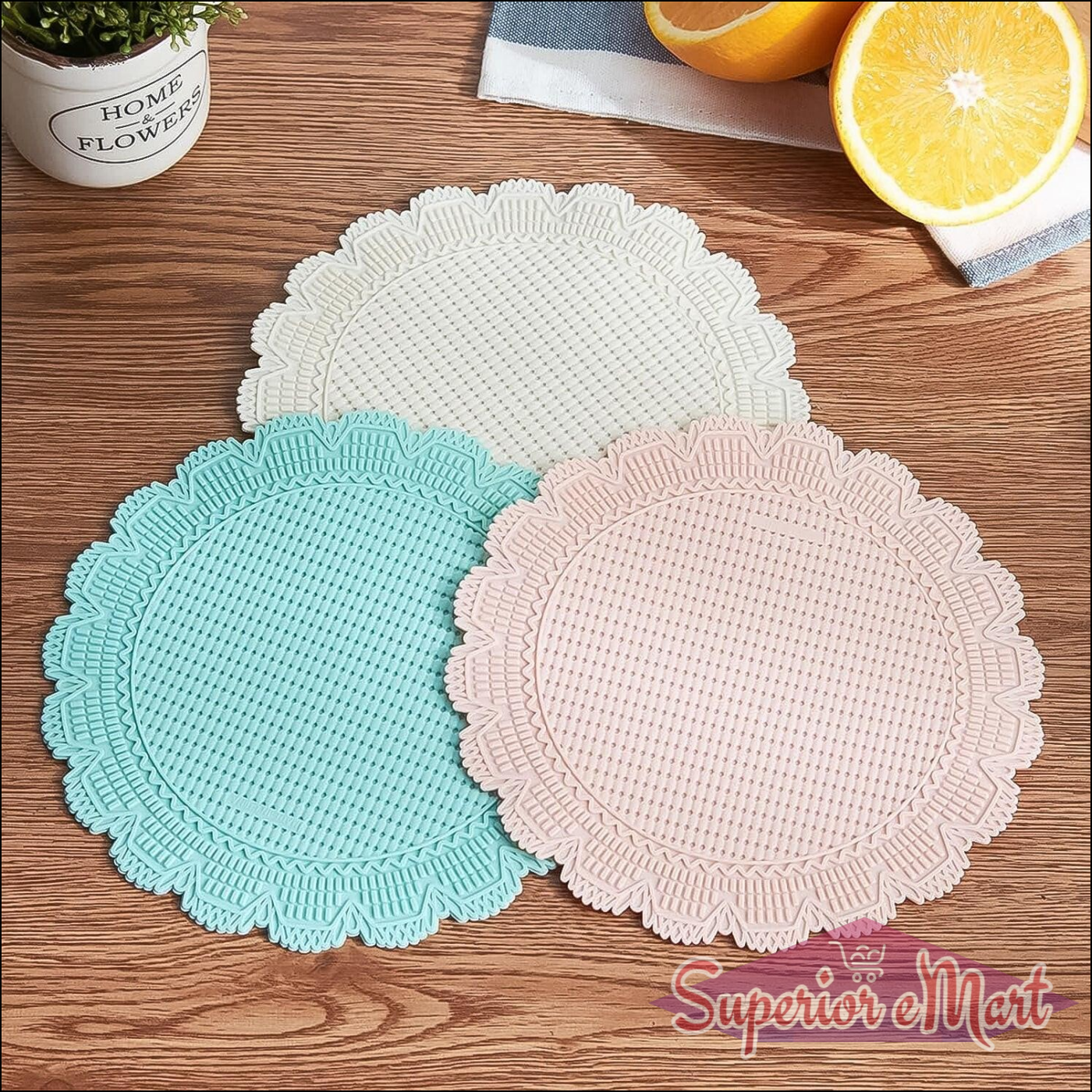 Heat Resistant Silicone Mats 2 Pcs - Superior eMart