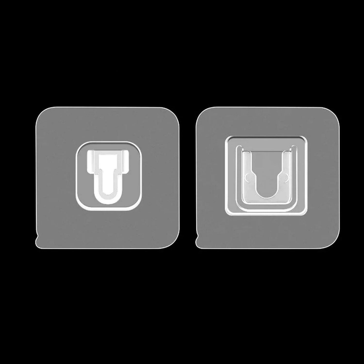 Heavy Duty Adhesive Hooks - 1 Pair - Superior eMart