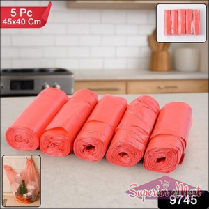 Heavy Duty Garbage Bags 45 X 40 Cm - (5 Pc) - Superior eMart