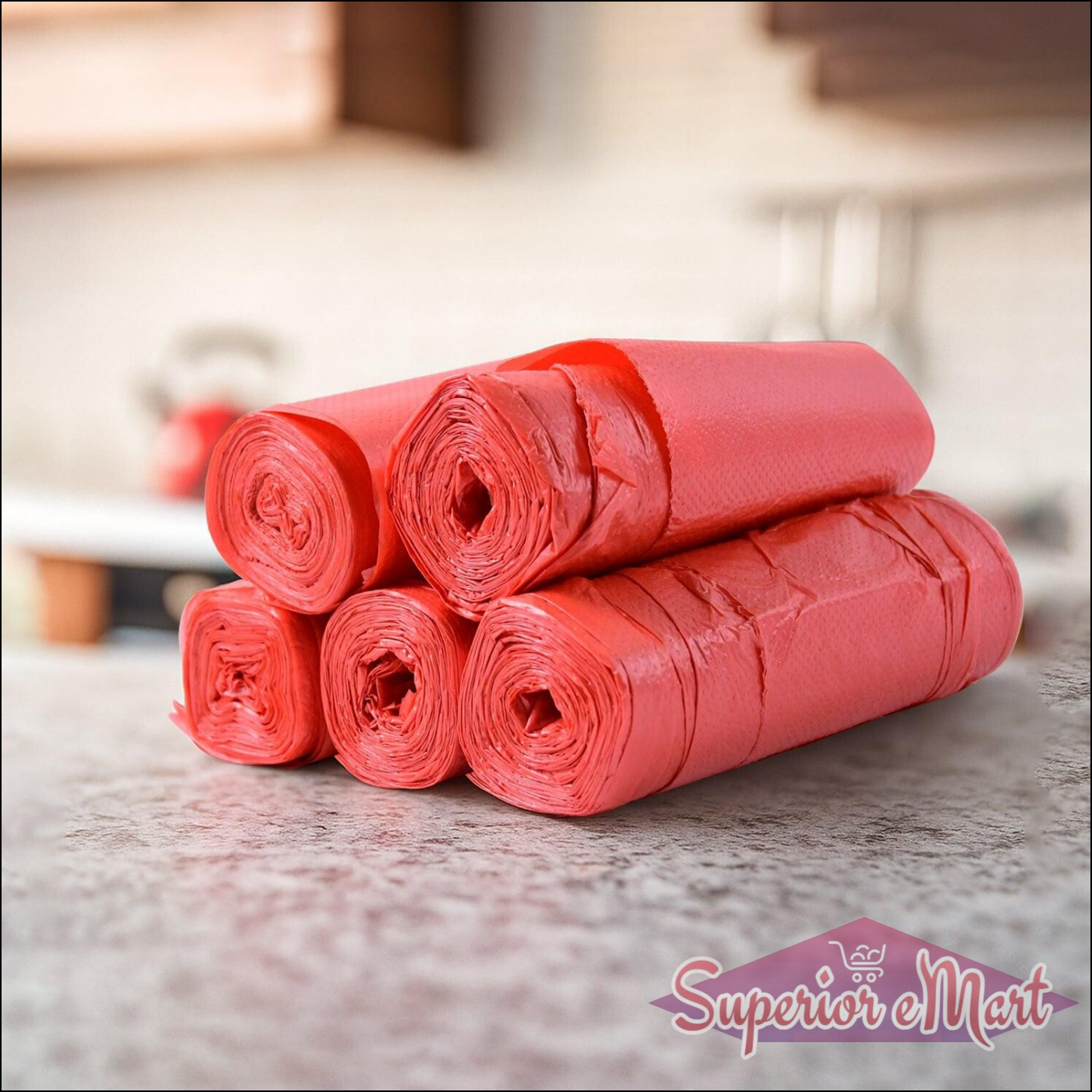 Heavy Duty Garbage Bags 45 X 40 Cm - (5 Pc) - Superior eMart