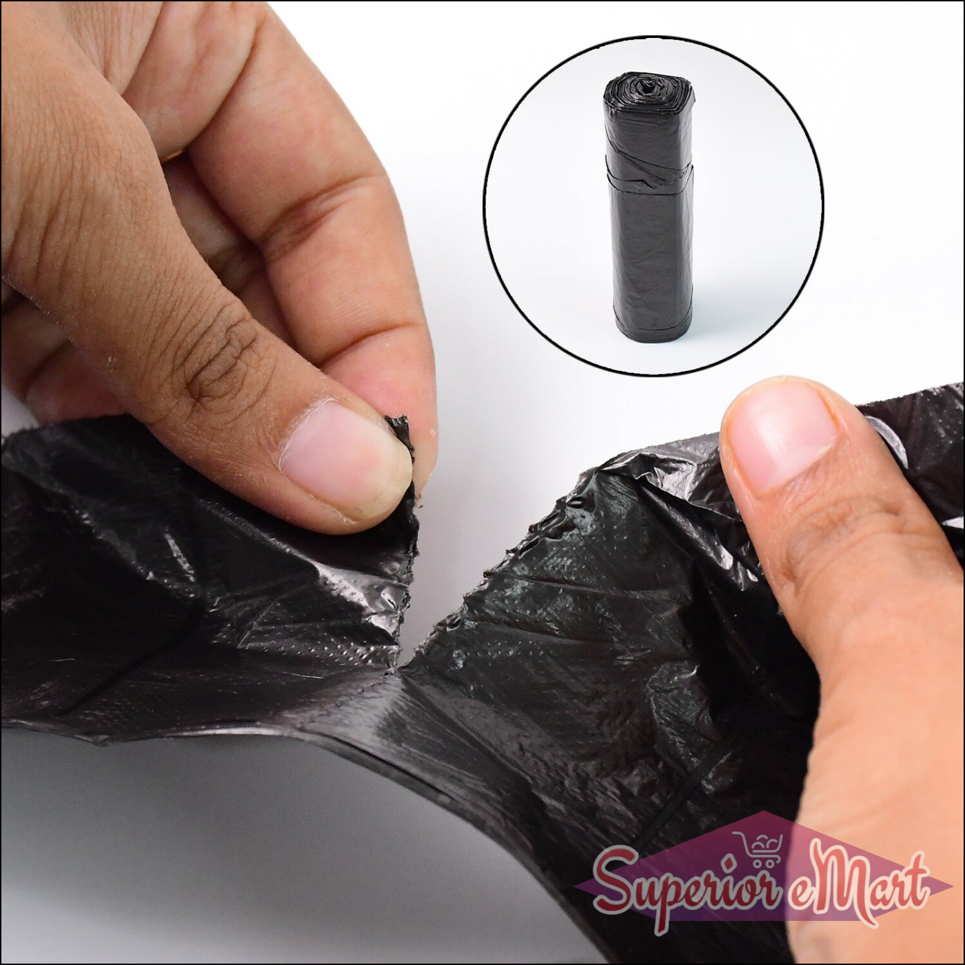 Heavy Duty Garbage Bags 45x40 Cm - (1 Pc) - Superior eMart