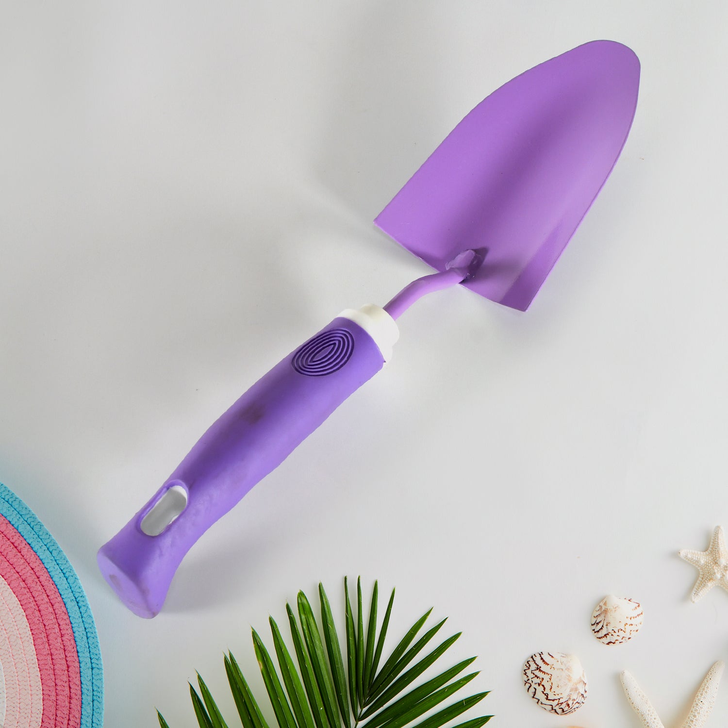 Superior eMart heavy duty garden tools trowel with a durable purple handle for easy planting