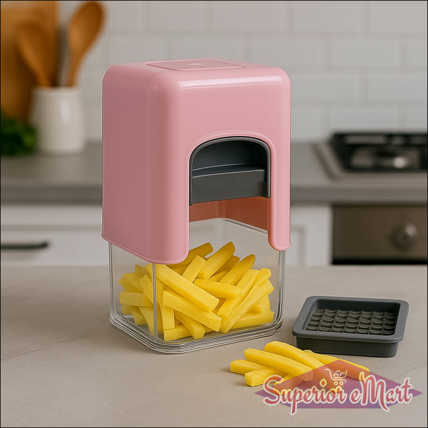 Heavy Duty Potato Chipper for Kitchen - Superior eMart