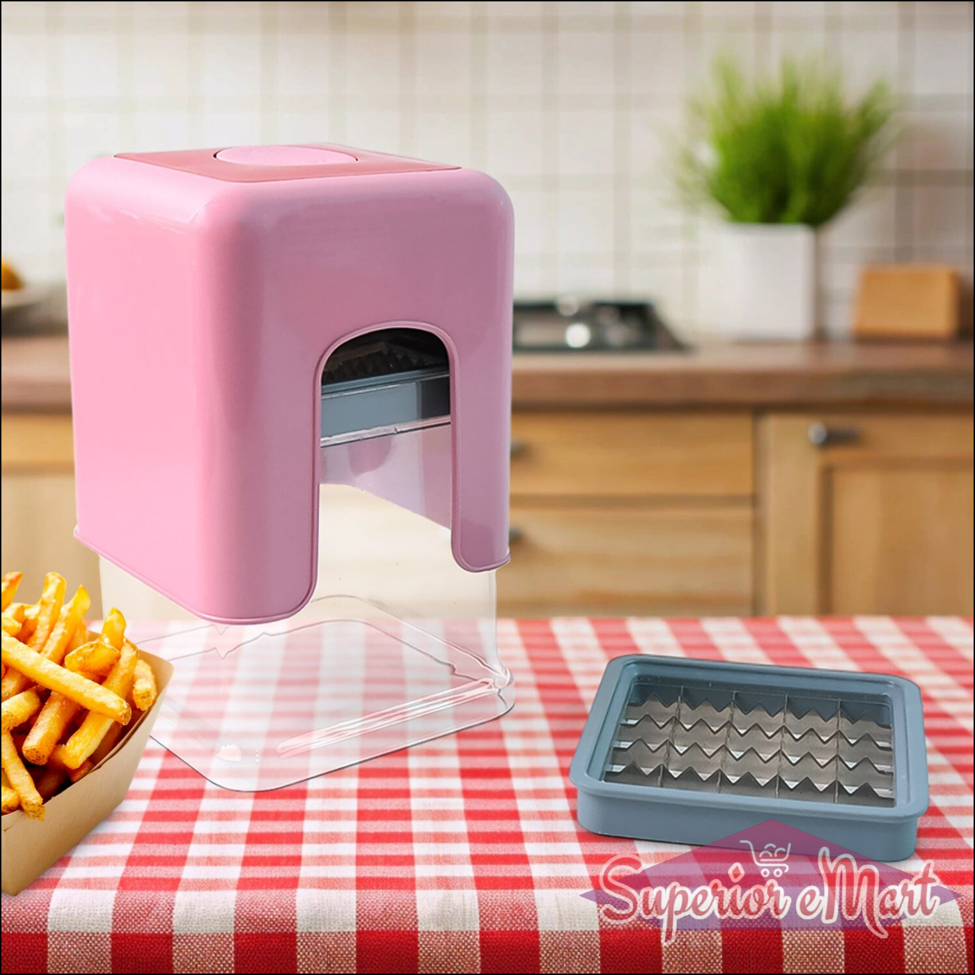 Heavy Duty Potato Chipper for Kitchen - Superior eMart