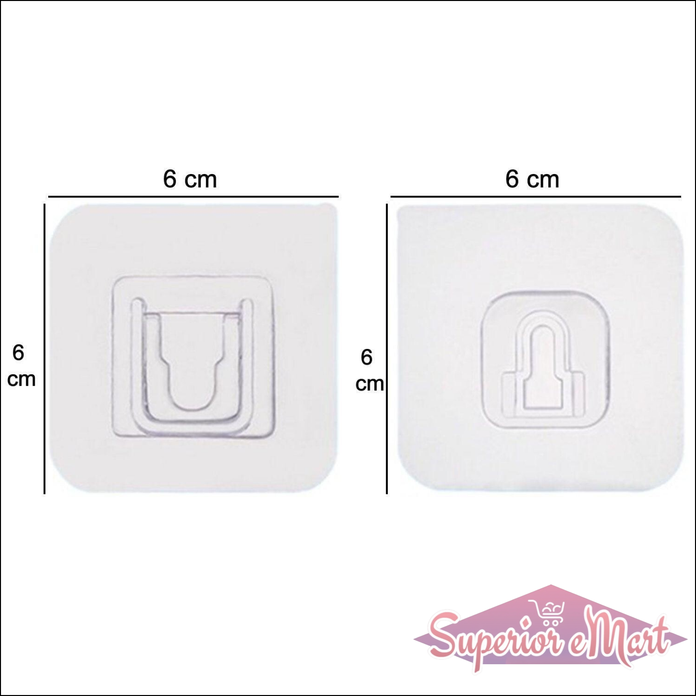 Heavy Duty Wall Hooks 20 Pcs - Superior eMart