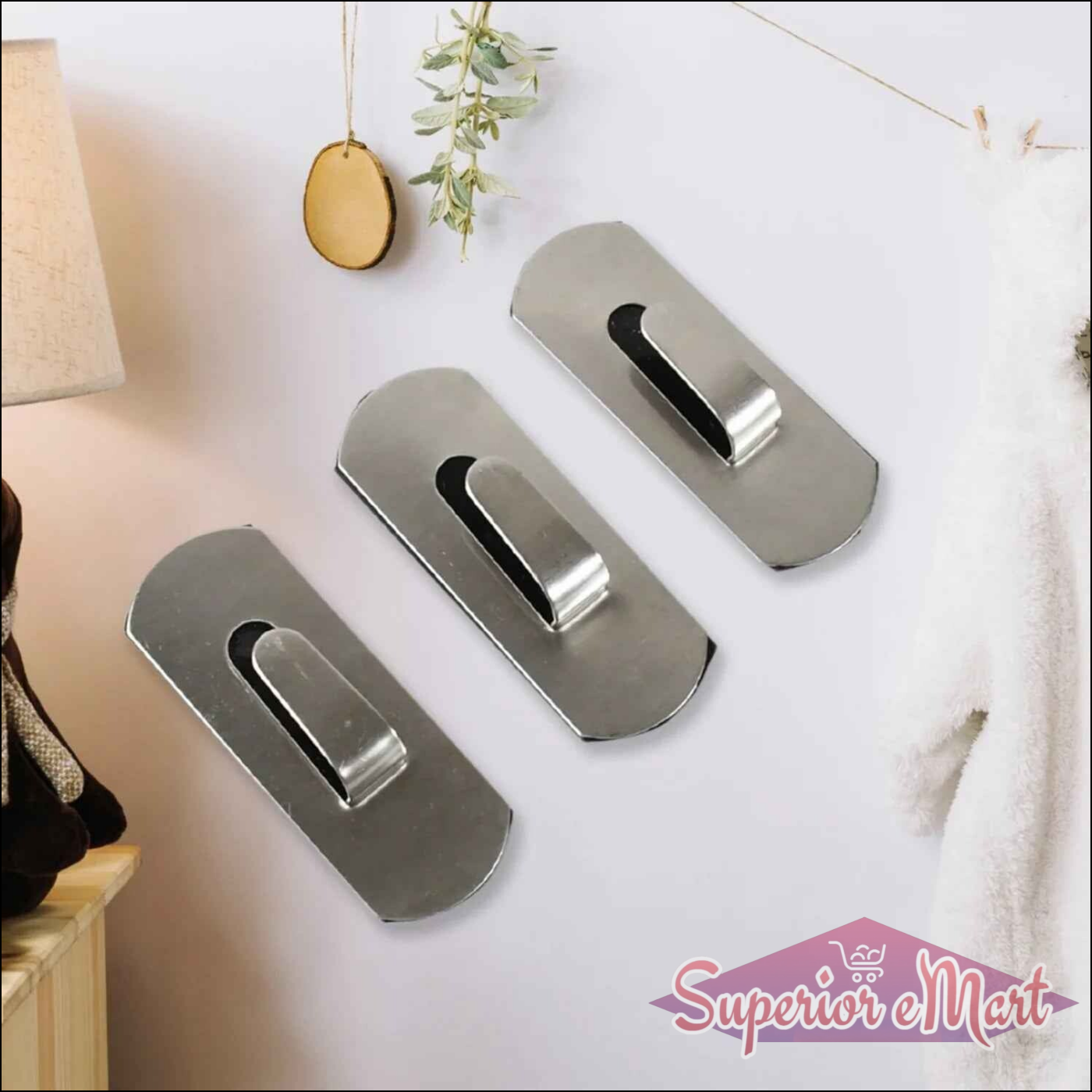Heavy Duty Wall Hooks 4 Pcs - Superior eMart
