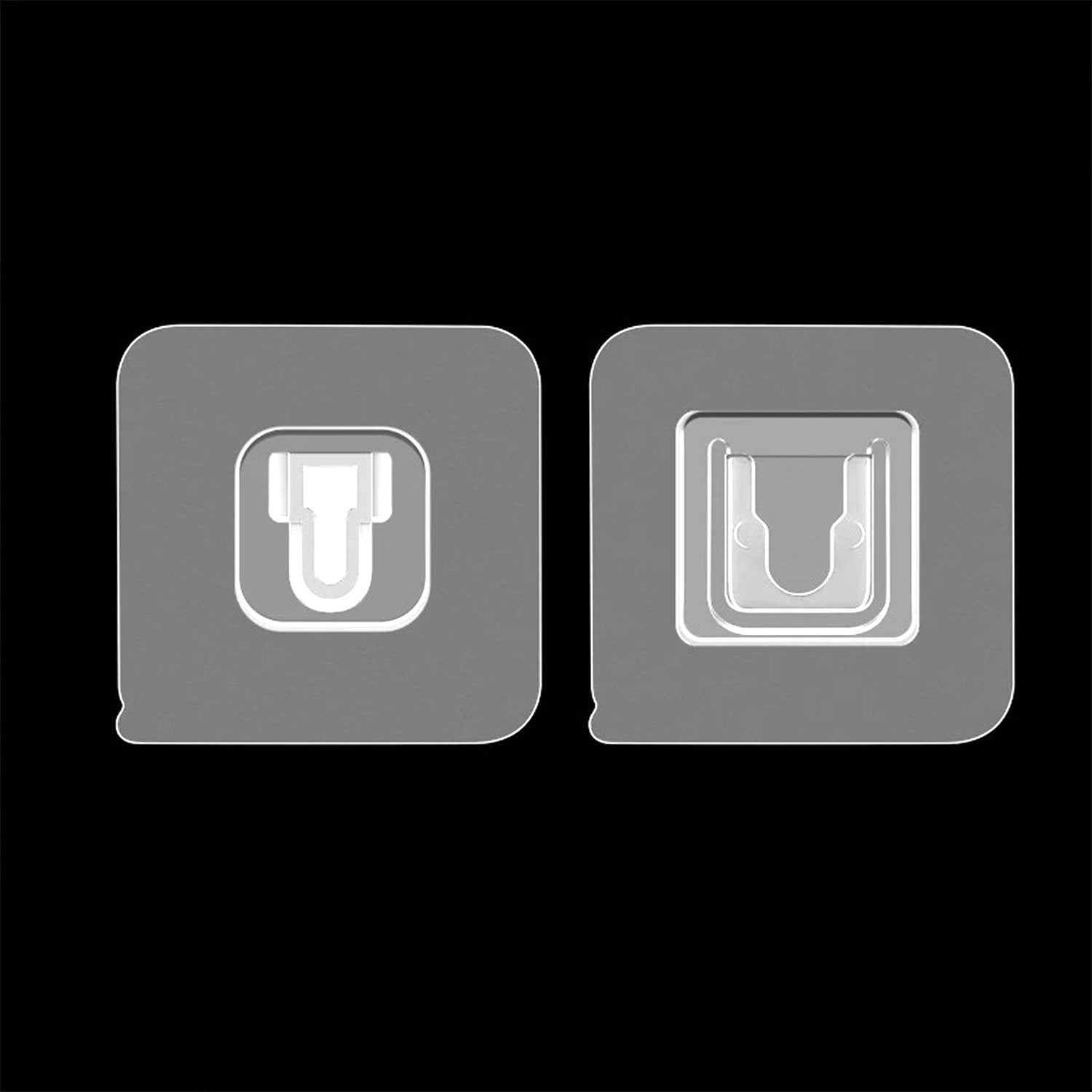 Heavy duty wall hooks pack featuring durable plastic design for secure mounting and easy organization