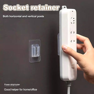 Heavy duty wall hooks pack for organizing power strips or routers in home and office settings