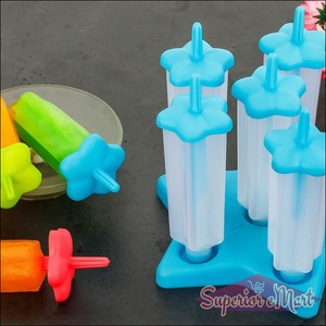 Homemade Popsicle Molds with Lids Set - Superior eMart