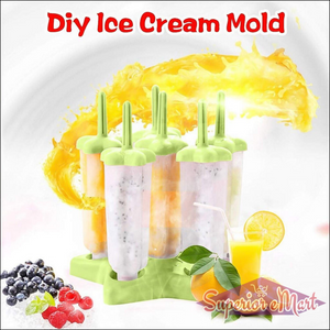 Homemade Popsicle Molds with Lids Set - Superior eMart