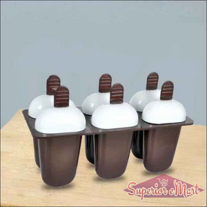 Superior eMart ice candy mould with six compartments for making delicious frozen treats at home