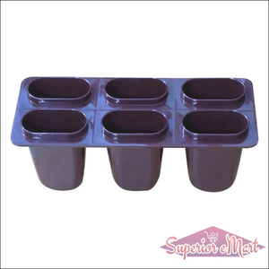 Superior eMart ice candy mould with six cavities for making homemade frozen treats